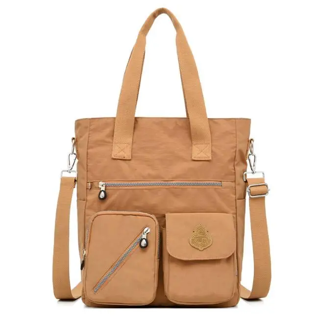 BXY081F-brown Сумка для подгузников, сумка для мамы, сумка для подгузников для беременных, переносная детская сумка, большой Многофункциональный рюкзак-переноска - Цвет: BXY081F-brown
