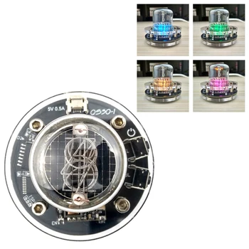 

DIY Glow Tube Clock Base Multi-Colored LED Glow Tube Clock For Glow Tube QS30-1 SZ-8 SZ3-1 SZ1-1 ZM1020 (No Glow Tube ) 3 Types