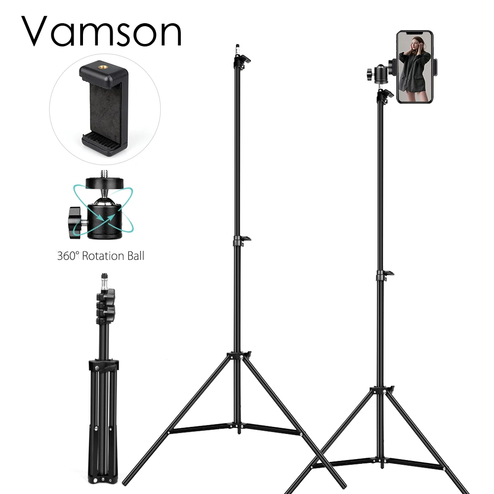 Штатив для телефона Vamson VLS02C Трипод камеры мобильного смартфона проектора