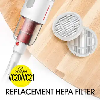 

2Pcs Replacement HEPA Filter Vacuum Cleaner Accessories For Deerma VC20 VC21 Handheld Wireless Vacuum Cleaner HEPA Filter Parts