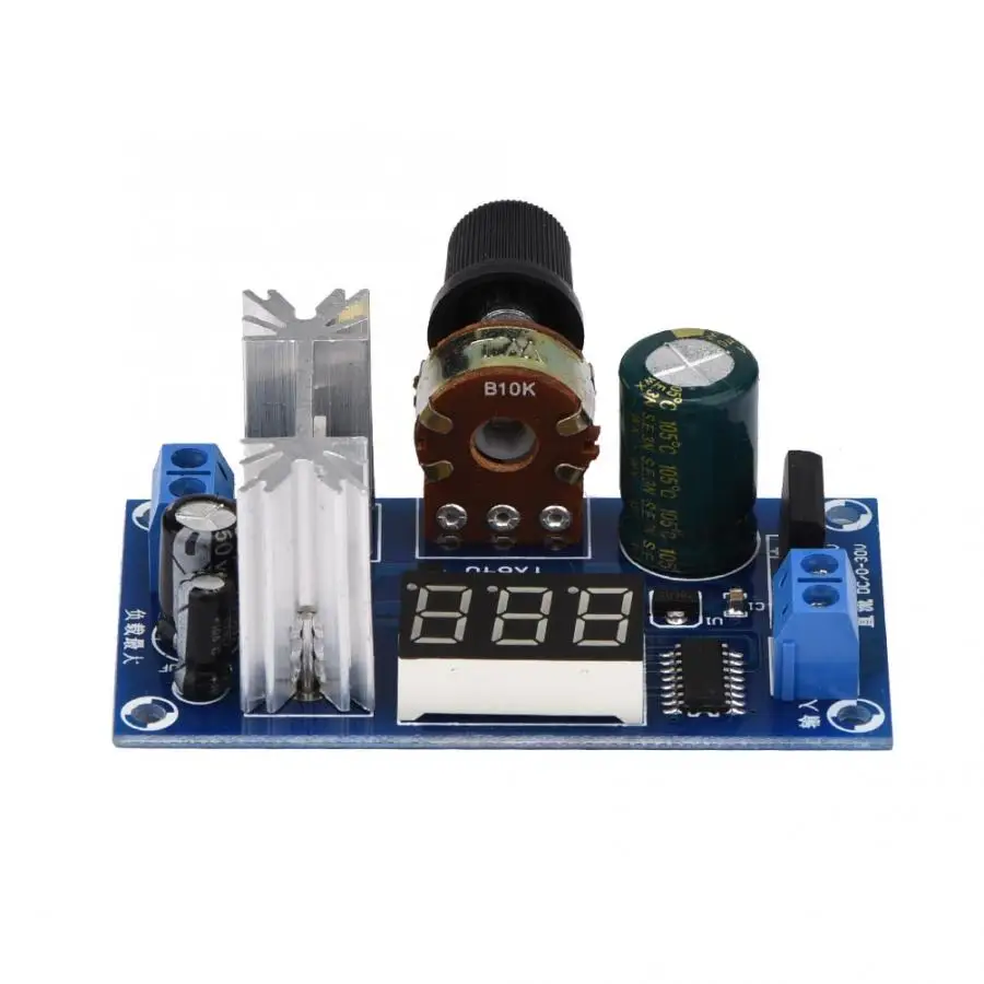 LM317 регулируемый регулятор напряжения блок питания цифровой дисплей напряжения Регулируемый источник питания