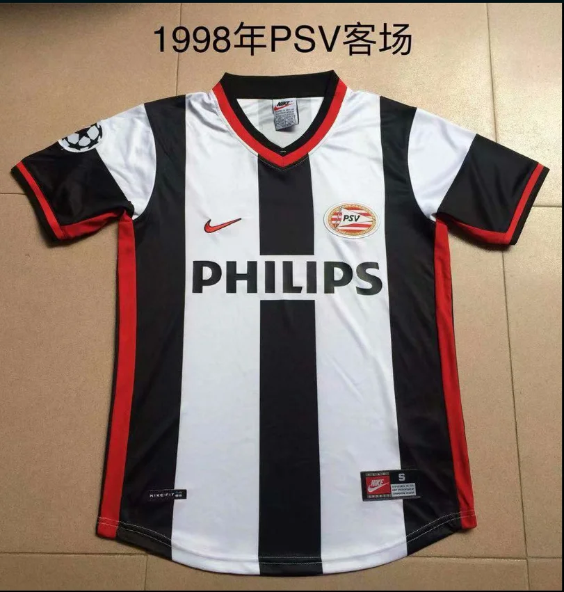 Ретро psv Eindhoven футбольные майки Erick Gutierrez L. DE JONG BERGWIJN periro MAXI RUIDIAZ psv Eindhoven рубашка - Цвет: shirt