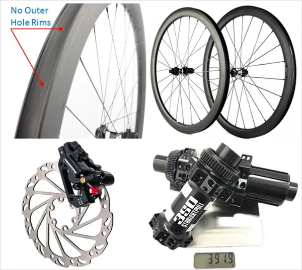Гравийный диск для велосипеда, карбоновые колеса 700C, бескамерные 38 мм, 45 мм, 50 мм, глубина 25 мм, ширина, для шоссейного велосипеда, ось дискового тормоза, рама для велосипеда
