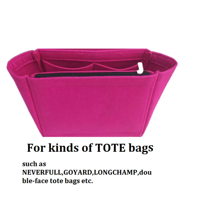 NEVERFULL Brand Make up Organizer GOYARD Felt Insert Bag For Handbag Travel  Inner Purse Portable Cosmetic Bag organizer FOR TOTE _ - AliExpress Mobile