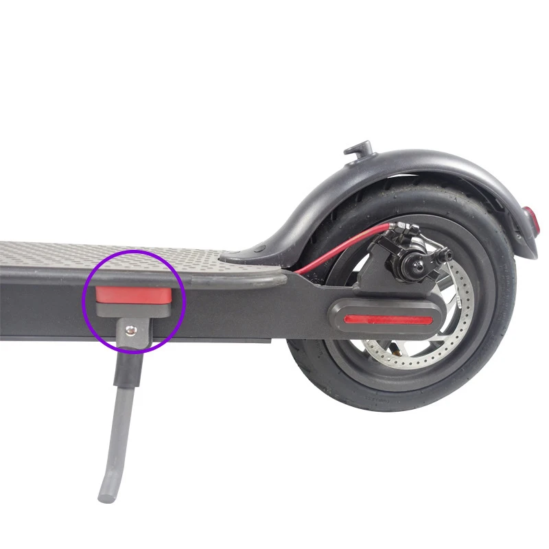 For XiaoMi MIJIA M365 Pro Electric Scooter Accessories Rear Fender Wing Fender Shock Absorber Fook Tail Pad Accessories Red