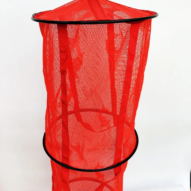 

Athletic Thick Red Small Eyes Fish Basket Close Eye Athletic Printed Anti-Hanging Fishing Net Napkin Random