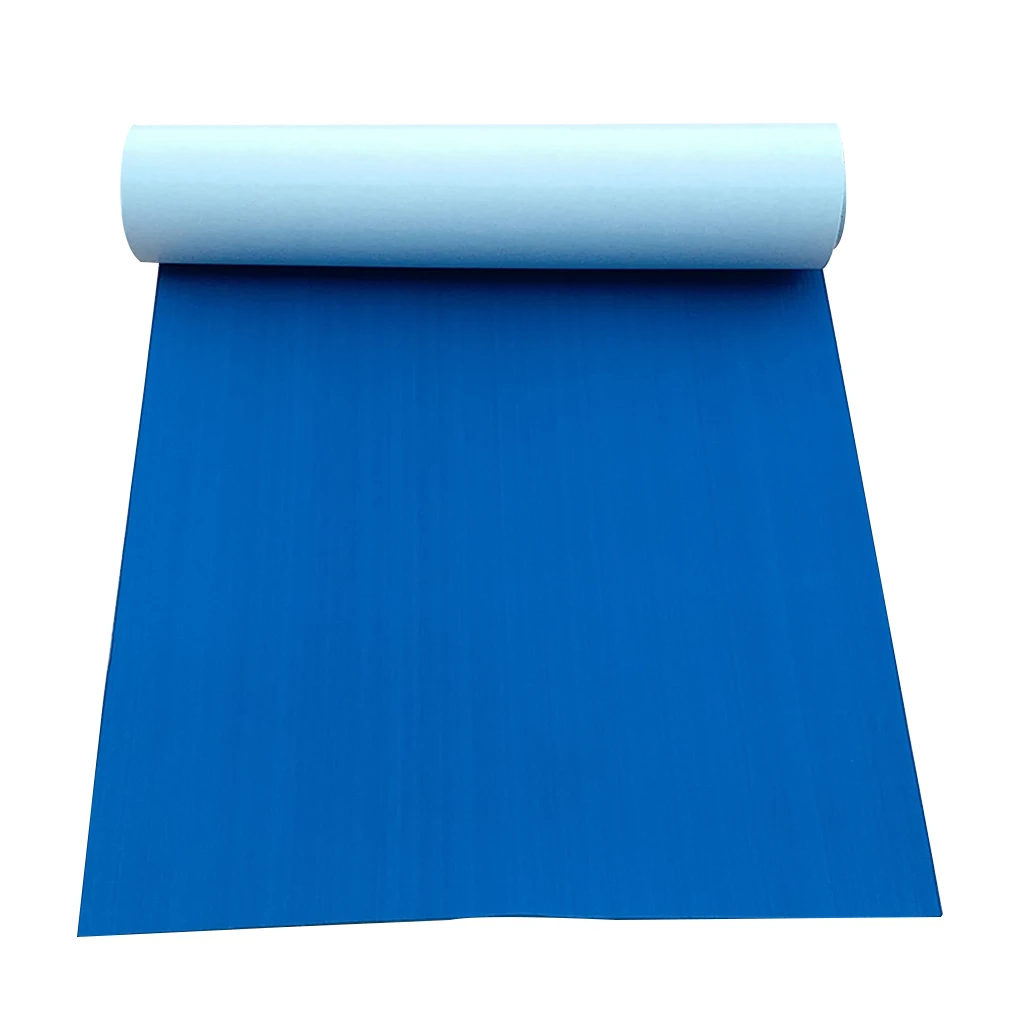 Self Adhesive EVA Boat Yacht Marine Flooring Faux Imitation Teak Decking Sheet Pad 220x65cm 6mm Foam Swimming Pool Floor Mat