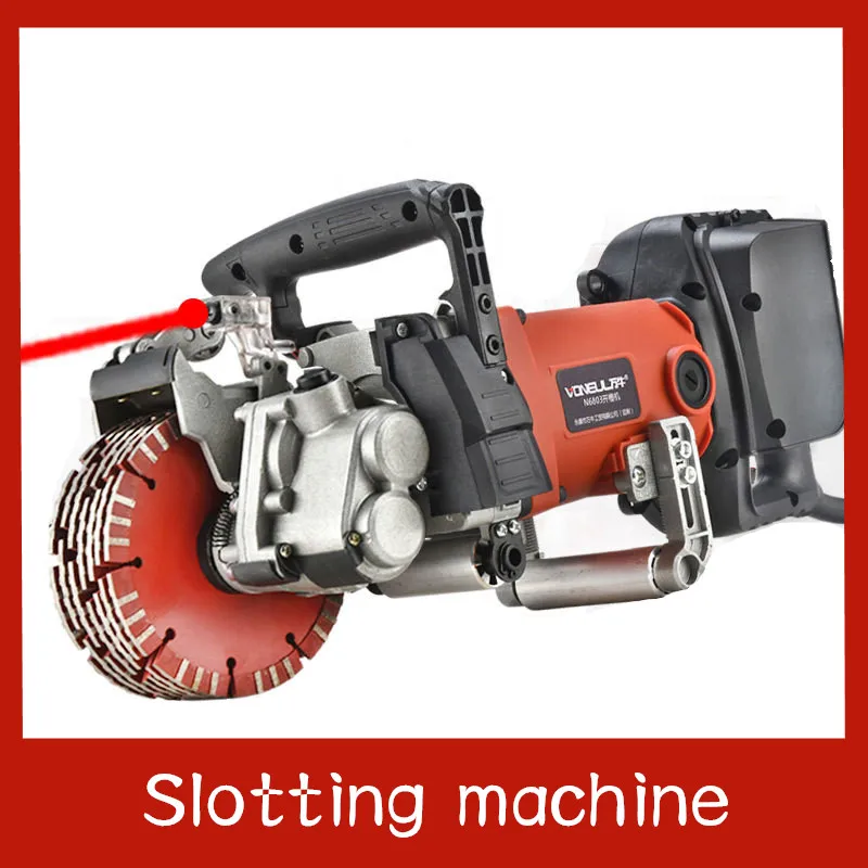 Slotting machine a molding hydropower dust-free Wall concrete trough cutting slotted tools | Инструменты