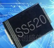 50 шт./лот новое место SS520 SMD диод Шоттки SMB DO-214AA посылка
