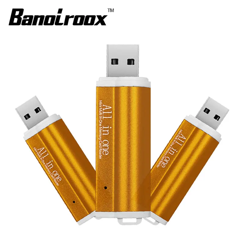 Гарантированное качество кардридер для Micro SD карты TF M2 MMC MS PRO DUO usb адаптер 4 в 1 Micro USB 2,0 считыватель карт памяти
