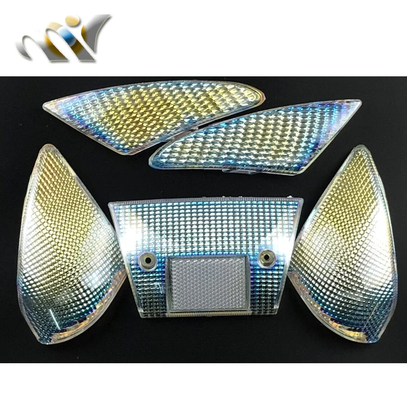 Motorcycle for Yamaha jog 50 ZR 3Yk front turn signal housing rear brake lamp cover glass cover colorful color motorcycle lamp housing