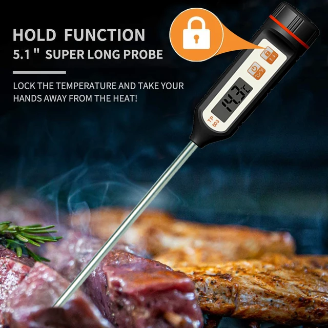 Moseko Gyorsan Olvassa El A Digitális Hús Hőszigetelő Vízálló Hüvelyt Az Étel Főzéséhez Konyhai Grillezés Bbq Sütő Tej Cukorkás Olaj - Image 4