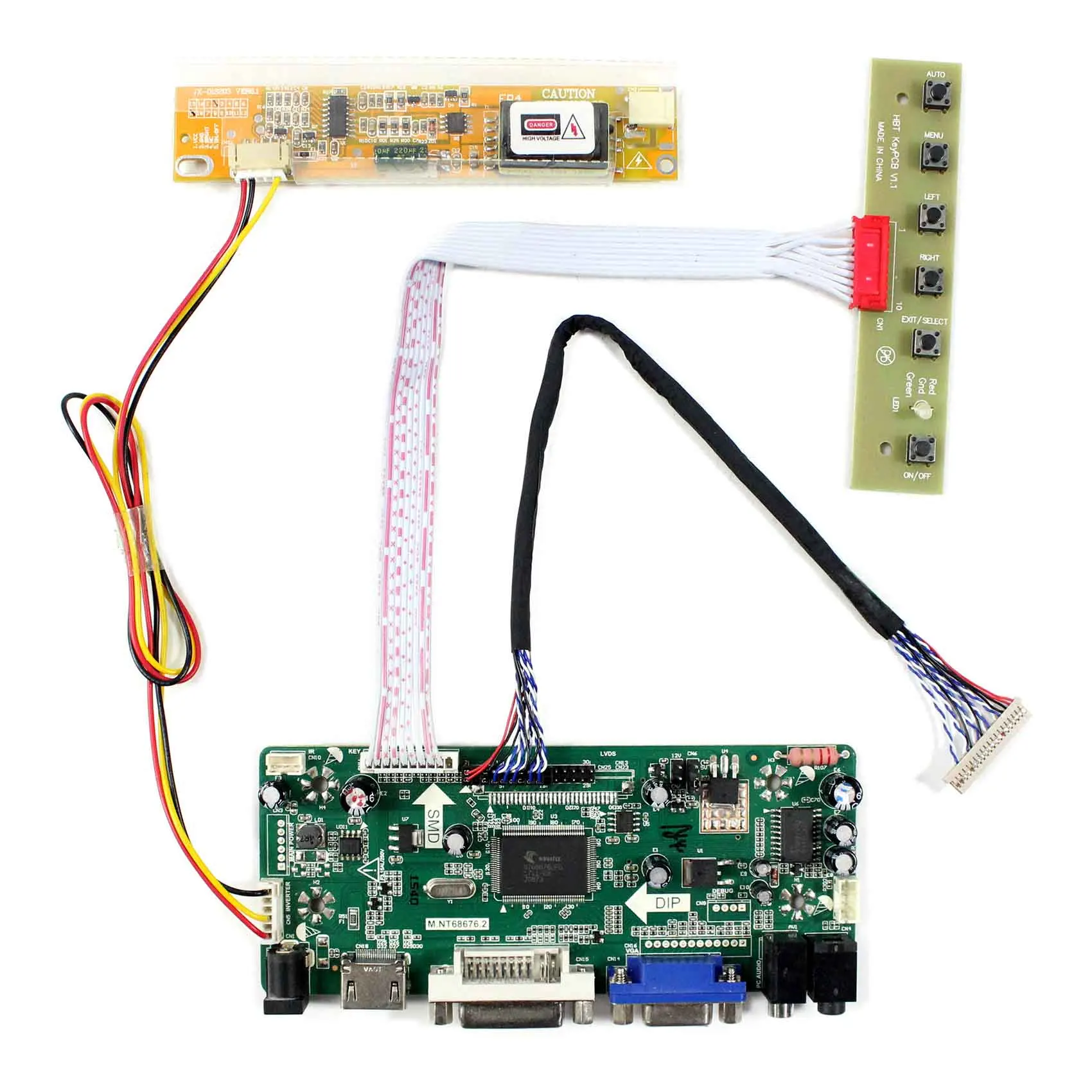 

HD MI VGA, HDMI, DVI аудио ЖК-дисплей плата для LVDS Интерфейс ЖК-дисплей Экран 14,1 дюймов 1024x768 L141X1-1