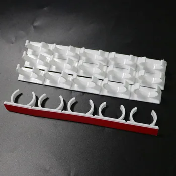 

Kitchen Gadget 4pcs Cabinet Door Small Spice Clips Organizer Rack Store Spice Clip Strips Household Castor Bottle Holder