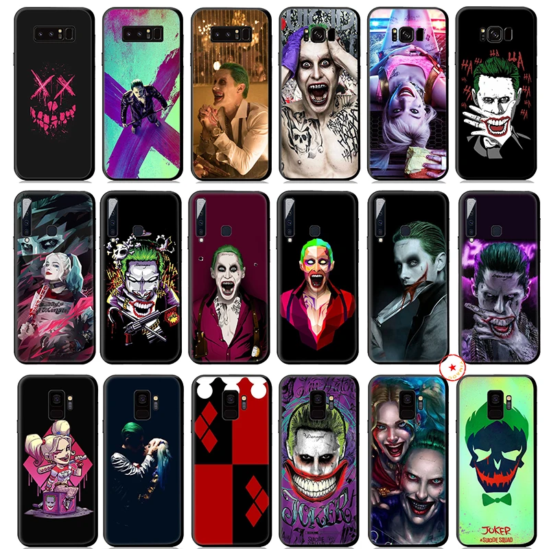 Suicide Squad Joker Soft Silicone Case for Samsung Galaxy S10 S10e S9 S8 Plus S7 Edge Note 10 9 8 |