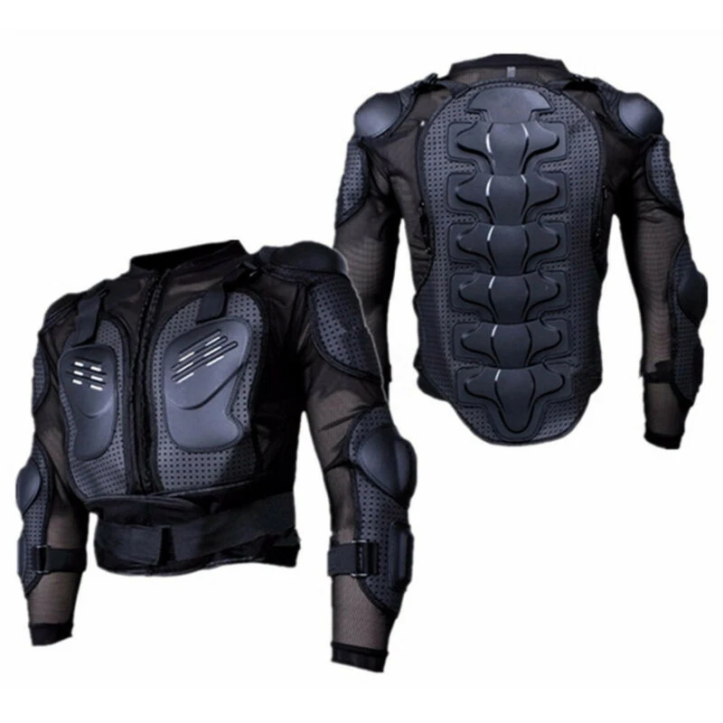 

Motorcycle Body Armor Jacket Motocross Racing Spine Chest Protector Slick Gear