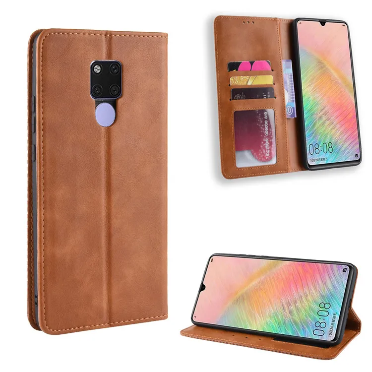 Для huawei mate 20 X Чехол huawei mate 20 X кошелек Флип стиль винтажный кожаный чехол для телефона huawei mate 20 с фоторамкой