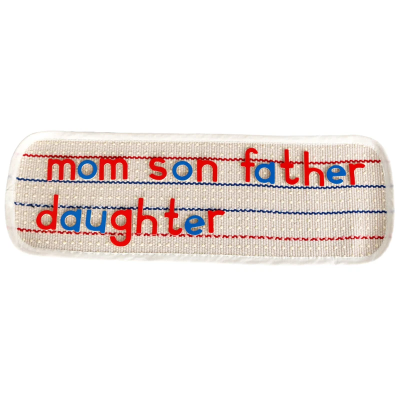 Children Montessori Language Educational Toys Instructions Activity Boxed Letter Blanket Wooden Blue Red English Alphabet Toys 4