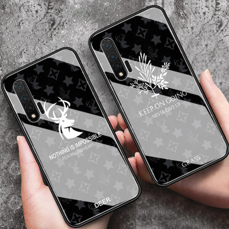 Для huawei nova 6 Чехол nova 6 se Противоударная задняя крышка для huawei nova 6 se чехол из закаленного стекла для телефона для huawei nova 6se оболочка