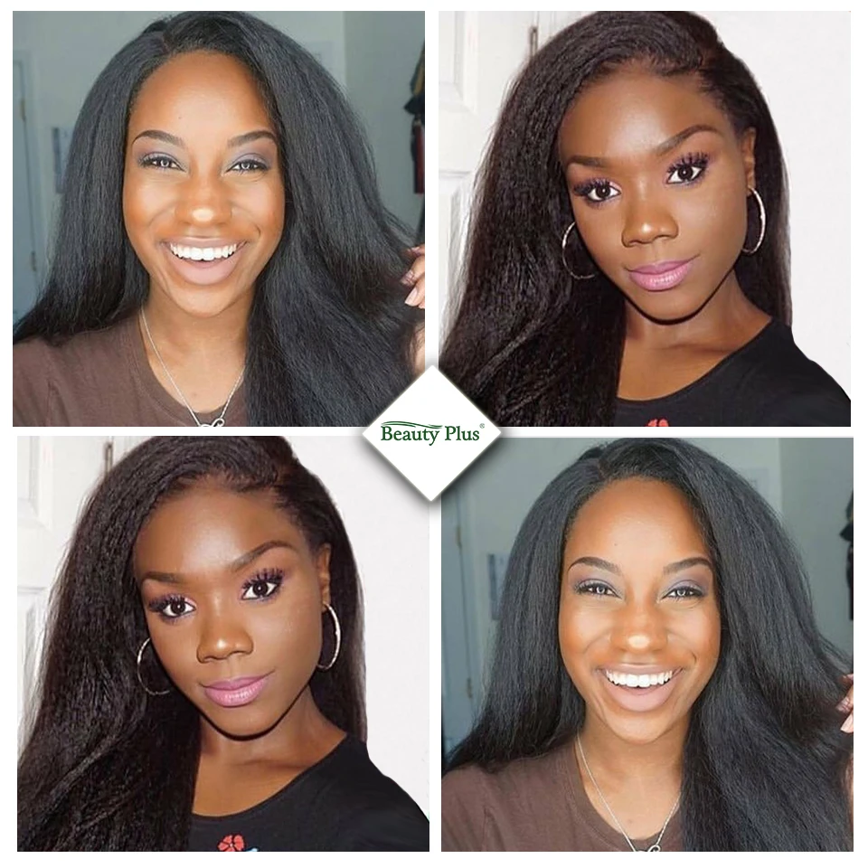 Alipop kinky straight hair bundles with closure (6)