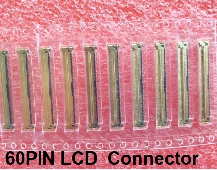 30pcs New 60Pins LCD LED edp LVDS Display screen Connector Socket for iMac 21.5&quot A1418 4K / 27&quot A1419 5K | Мобильные