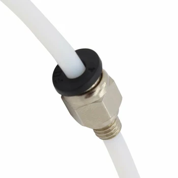 

PTFE Tubes Connector 4mm 1.75mm Filaments Parts Set Kit For 3D Printer PC4-M6