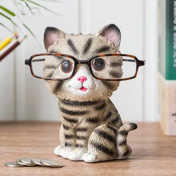 

DOGS GLASSES STAND RESIN CRAFTS LOVELY EYEGLASSES SUNGLASSES STAND HOLDER RACK ANIMAL HOME DECOR CREATIVE XMAS GIFT L3025