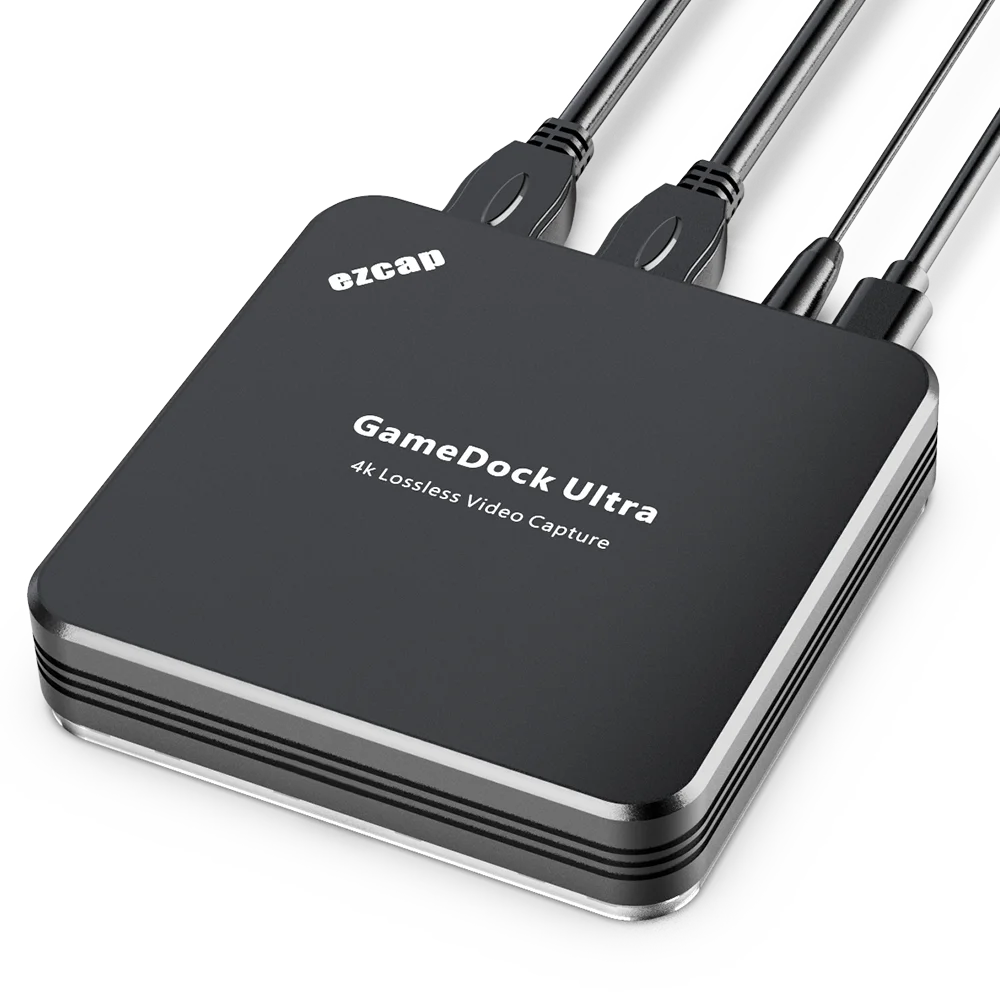 

Карта видеозахвата 4K 60 HDR HDMI USB Type-C GameDock Ultra для прямой трансляции, запись через PlayStation, обновленная модель DSLR ezcap320