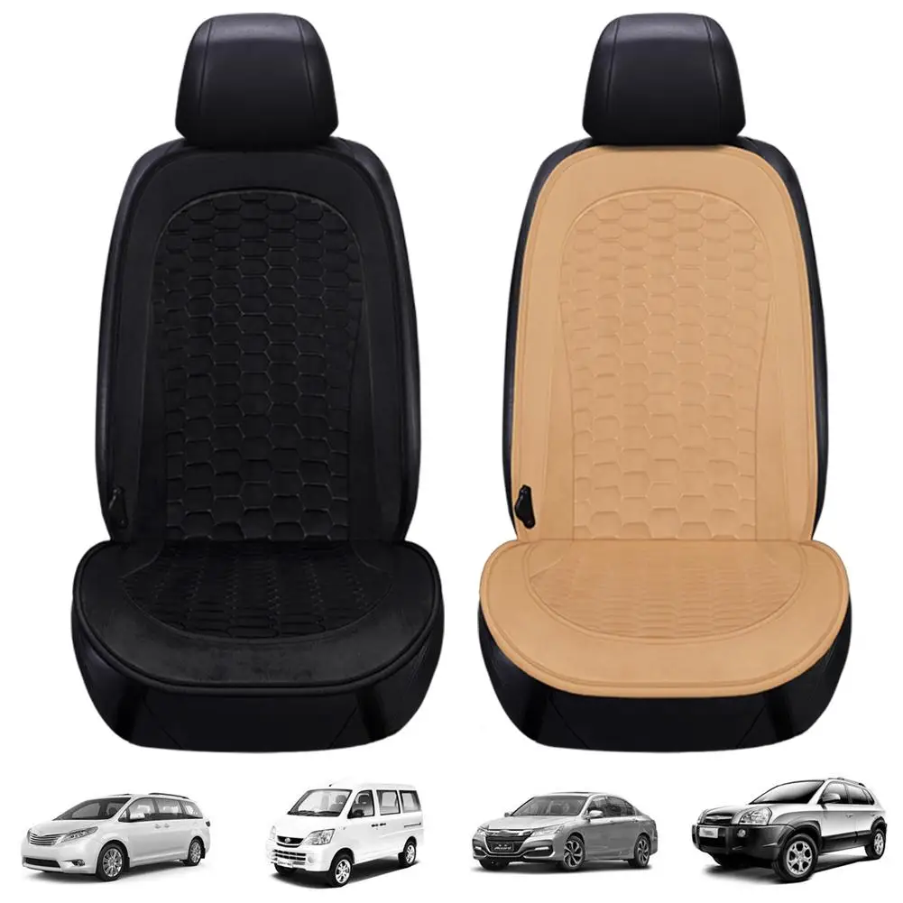 

Car Heated Seat Cushion 12v Anti-slip Car Home Office Electric Heating Cushion Lasting Heat Preservation Warm And Comfortable