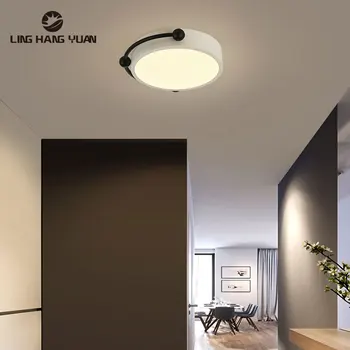 

Black White LED Ceiling Light Modern Aisle light for Bedroom Living Room Corridor Stairway Ceiling Lamps Indoor Home Decor Light