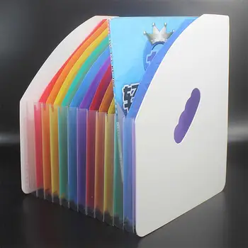 

Large Capicity 24 Pockets A4 Accordian File Organizer Expanding File Folder Desk Storage Expander for Home Office School