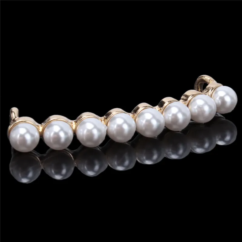 

Shoe Clip Decoration Faux Pearl Shoe Clips Decorative Accessories Bridal Shoes Rhinestone Clip Buckle