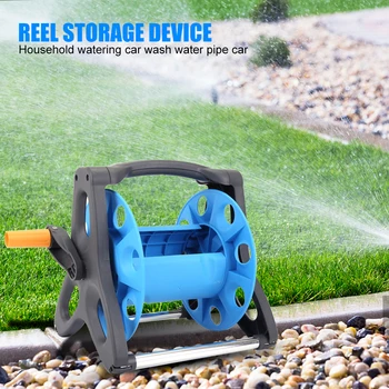

Household Garden Water Hose Reel Cart Pipe Storage Car Washer Hose Winding Tool Watering Irrigation Garden Hoses Supplies