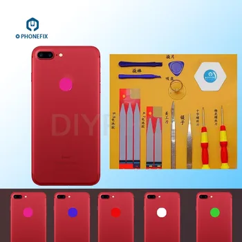 

PHONEFIX 16 Colors LED Logo Light Flex Cable For iPhone 6 6P 6S 6SP 7 7P Back Touch Logo Change Color Replacement Part