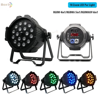 

Zoom LED Par Light RGBW 18x10w 4in1 Zoom Par Light Stage RGBWA 5in1 18x12w LED Par Light RGBWAUV 6in1 Par Wash Zoom Par64 DMX