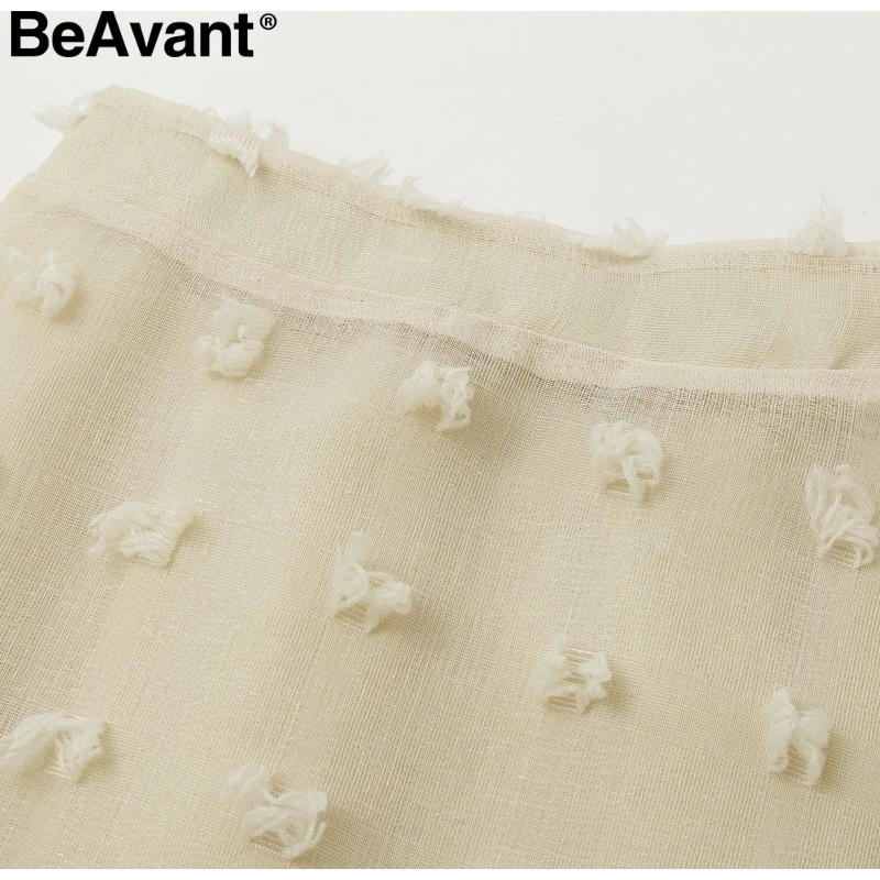 BeAvant А-силуэт шифоновая юбка с цветочной вышивкой Женская подкладка Высокая талия Женская Нижняя юбка осень зима Женская длинная юбка