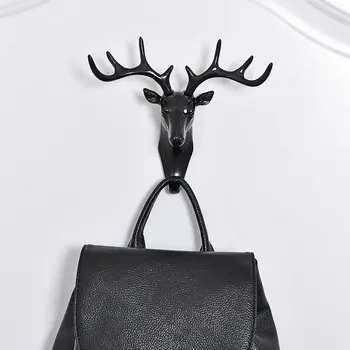 

Antlers American Wall Decoration Hook Creative Personality Deer Head Wall Hook No Trace Key Wall Decorative Furniture Hook