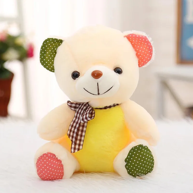 20cm teddy bear plush toy cute soft stuffed plush animal children boy girl birthday gift 4