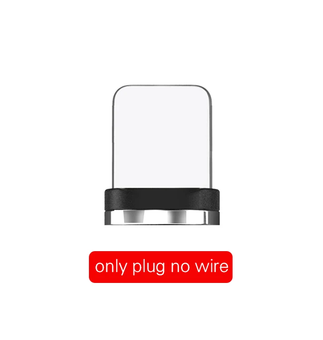1,2 M 3A Магнитный usb-кабель для быстрой зарядки данных для iPhone Xs Max Magnet charger Micro USB type C кабель для samsung S10 plus - Цвет: Only Plug No Cable