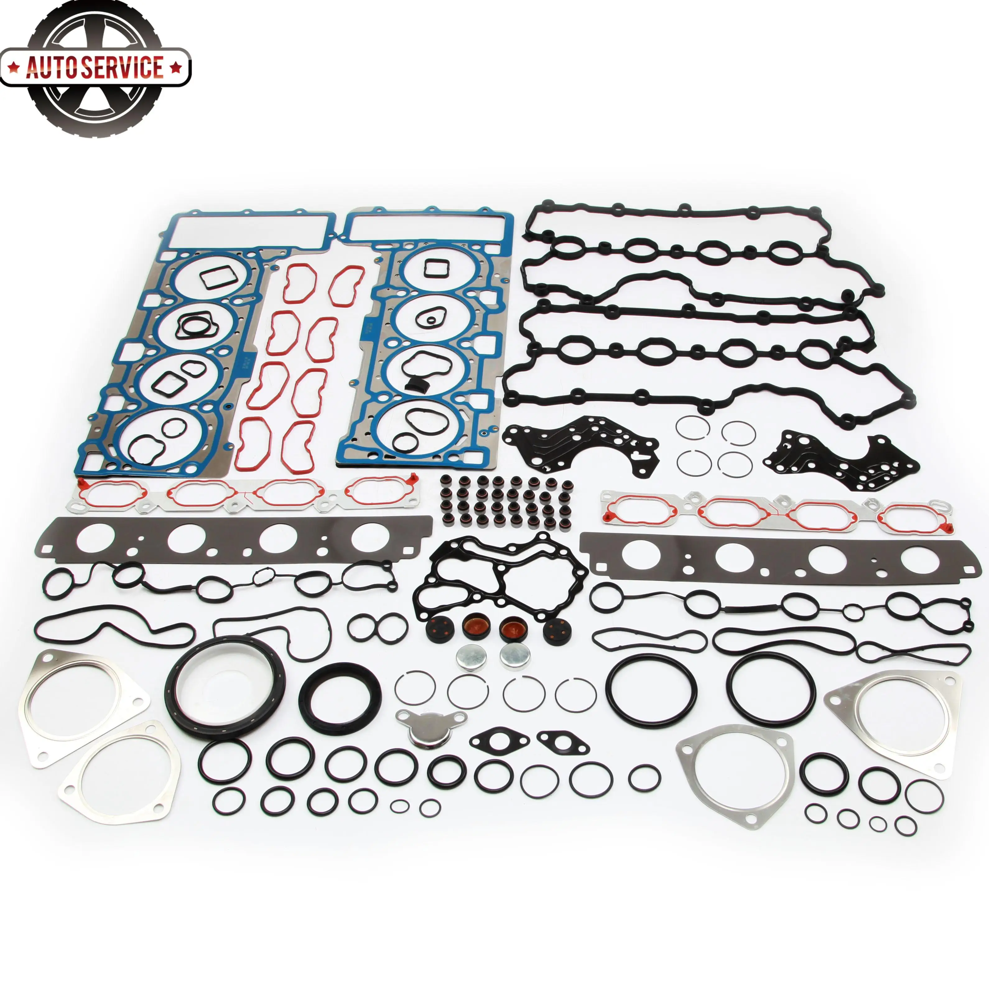 

For Audi A5 A6 A8 Q7 R8 RS4 Cabriolet qu. S5 S6 S8 Quattro VW Touareg 4.2L BAR BVJ Cylinder Head Gasket Seals 079 103 383 AR