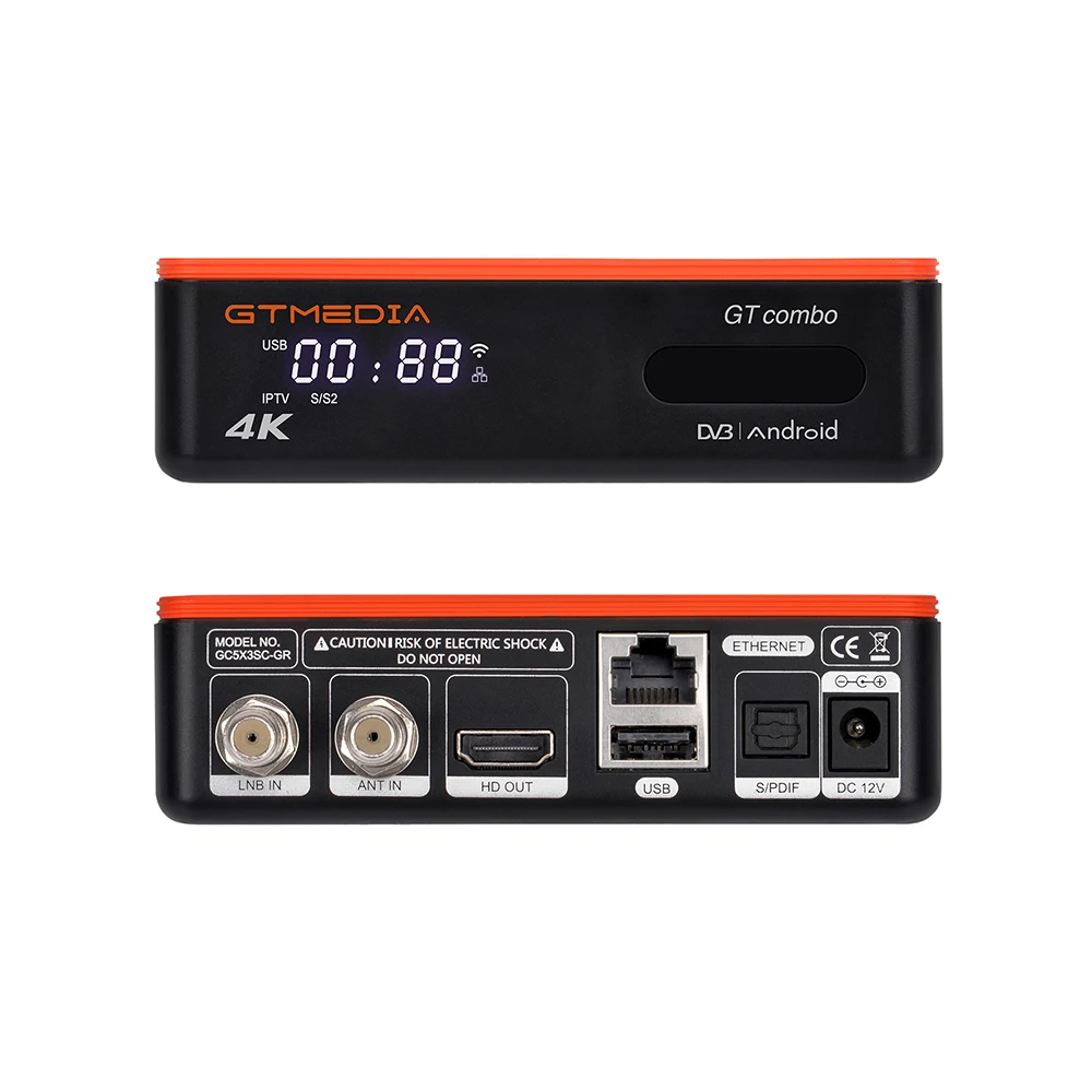 GTmedia GT ޺ Ʈ DVB TV ڽ 1 , ȵ̵ 9.0,   TV ű T2 ,S2X,CA ī, H.265 10 Ʈ/ ڽ