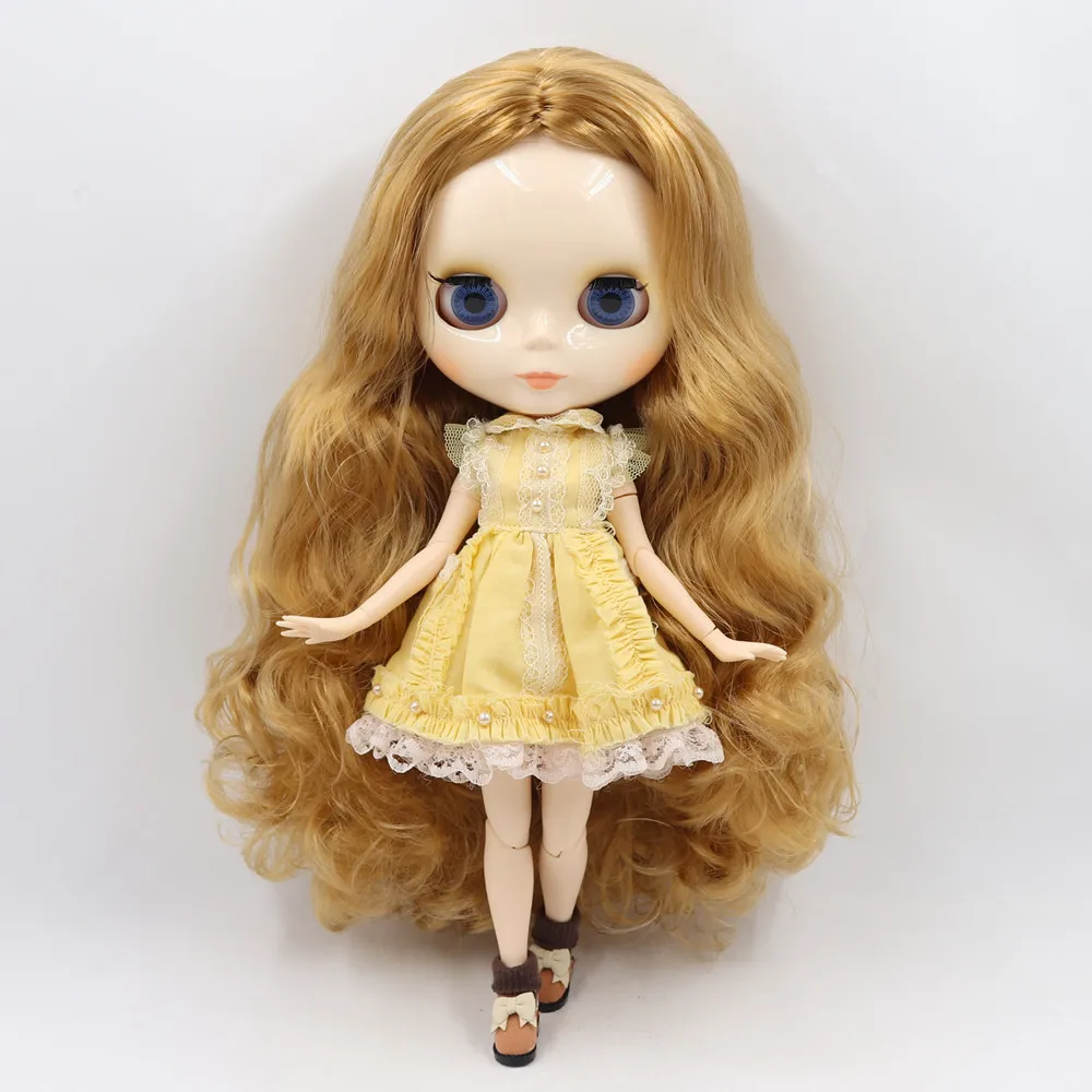 Ледяная фабрика Blyth кукла 1/6 BJD индивидуальные обнаженные тела с белой кожей, глянцевое лицо, подарок для девочки, игрушка