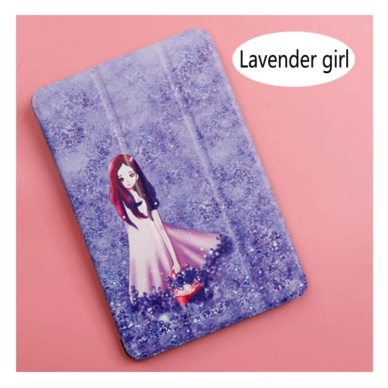 iPad 9.7 2018 A1893 Case For Apple iPad 9.7 A1822 A1823 A1893 A1954 9.7 inch Cover Flip Tablet Case Painted cartoon magnetic support Shell - Цвет: iPad 9.7 2018 A1893