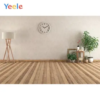 

Yeele Cement Wall Pattern Wooden Floor Interior Scene Photo Background Baby Child Portrait Photo Backdrop For Photo Studio