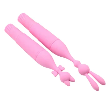 Nipple Massager Lick Clitoris Vagina Stimulator Orgasm Vibrating Sticks G-Spot Vibrator Rabbit Vibrator Sex Toys for Women 6