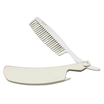 

1pc Useful Delicate Practical Accessory Pocket Comb Hair Comb for Father Gift