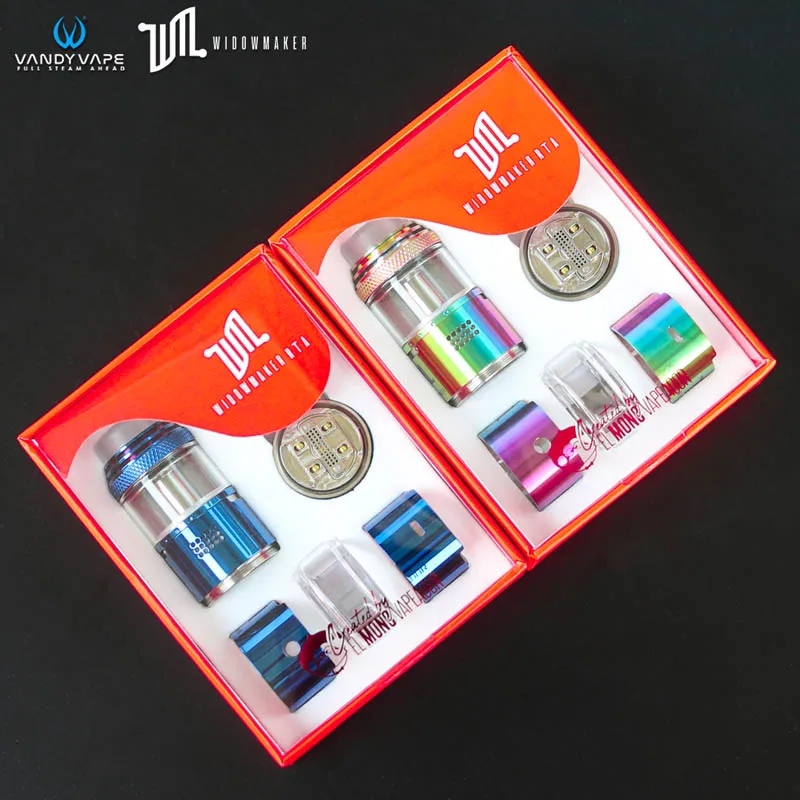 Оригинальный атомайзер Vandy Vape Widowmaker RTA 6 мл 25 мм двойная катушка настраиваемый