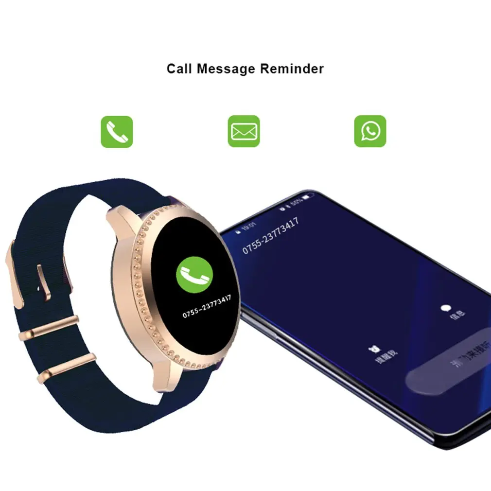 Waterproof Mate5 Smart Watch 1.22Inch Racket Screen Round Screen Smart Bracelet Ip68 Waterproof Usb Charging Smart Watch