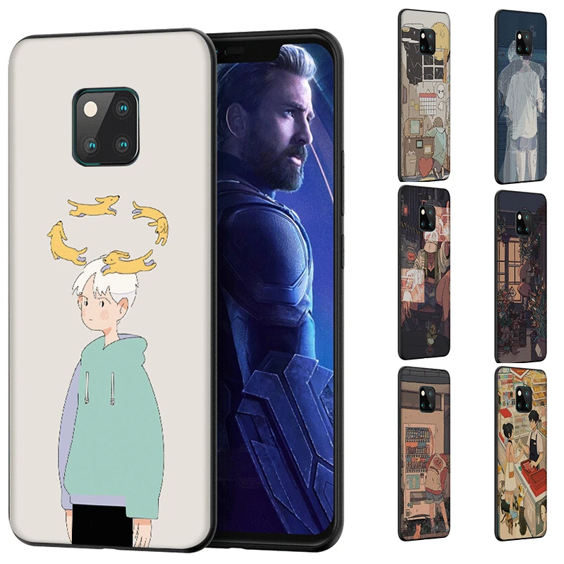 Чехол для телефона huawei Honor Y6 Y7 Y9 Prime 2018 2019 чехол милый корейский стиль | Мобильные