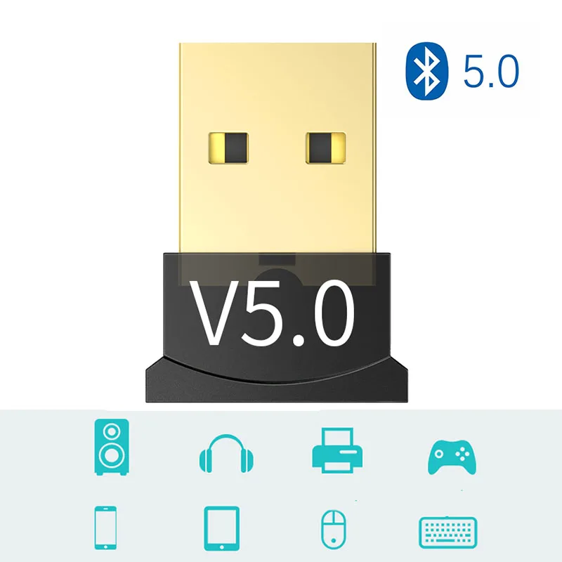 Беспроводной адаптер Bluetooth 5 0 usb-адаптер для компьютера ПК ноутбука передатчик